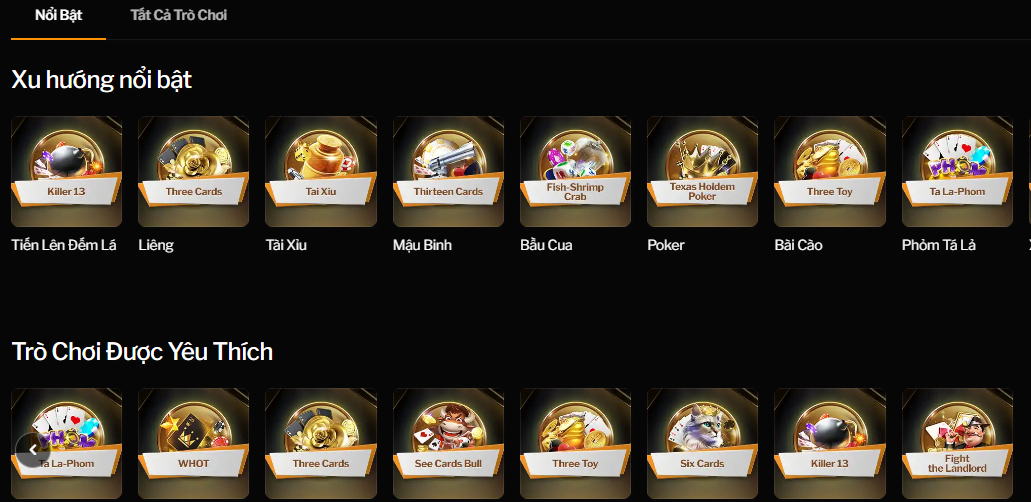 Đa dạng về trò chơi cá cược